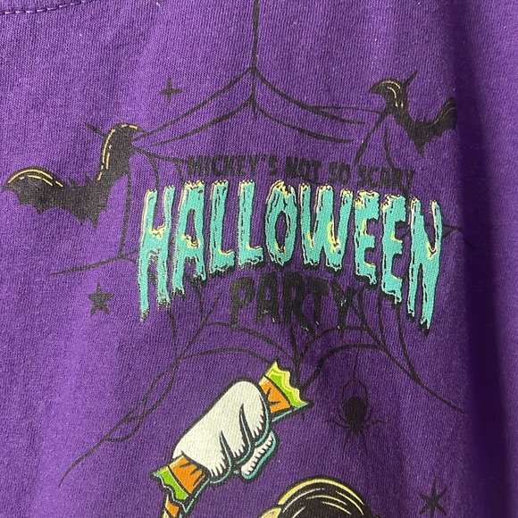 Disney Mickey Halloween party tee. Youth small. Purple magic Kingdom 2022 - Picture 3 of 5
